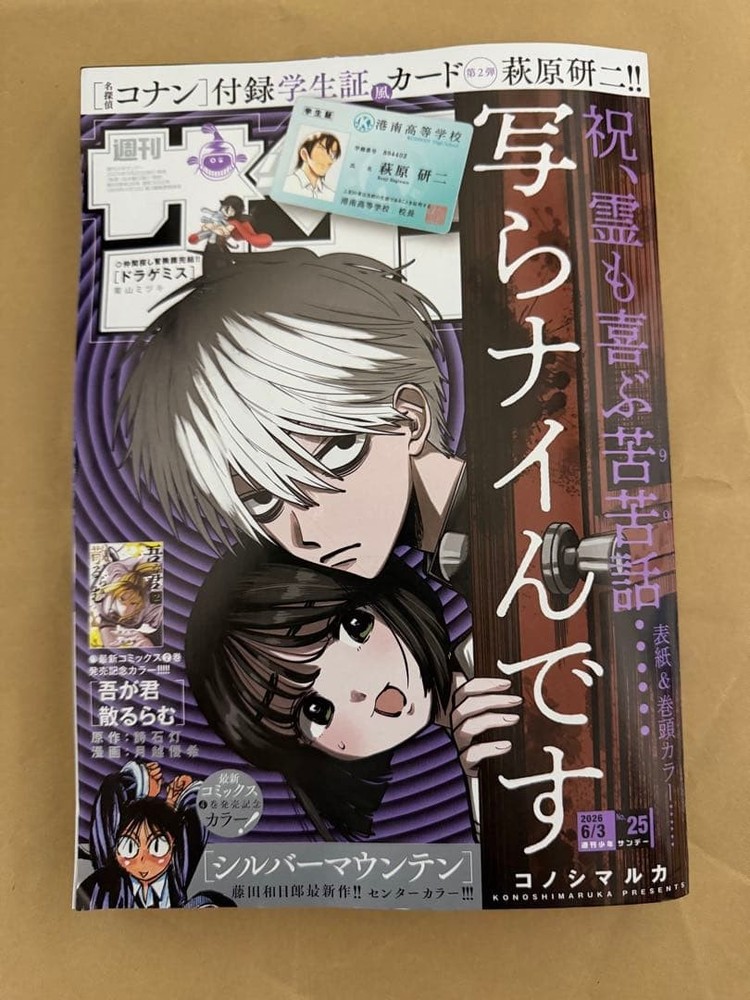 Weekly Shonen Sunday 2026 Issue 25 No Conan appendix, read once, with coupon