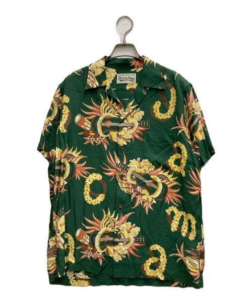 Wacko Maria Jamaica Flower Short Sleeve Hawaiian Shirt Medium Size