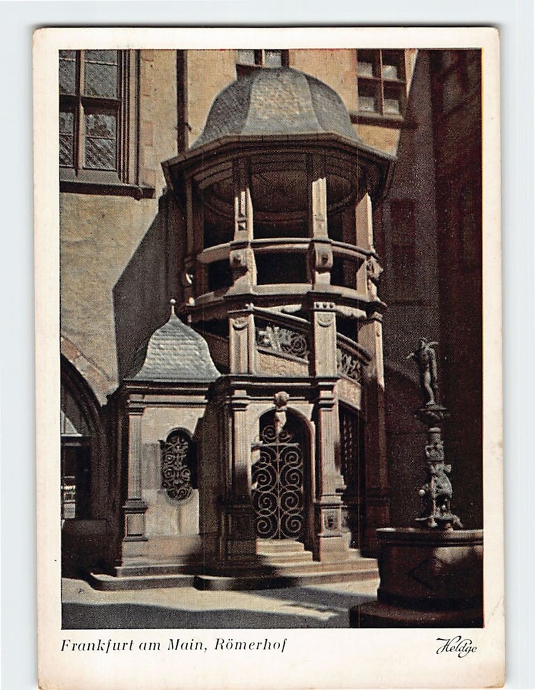 Postcard Römerhof Frankfurt Germany