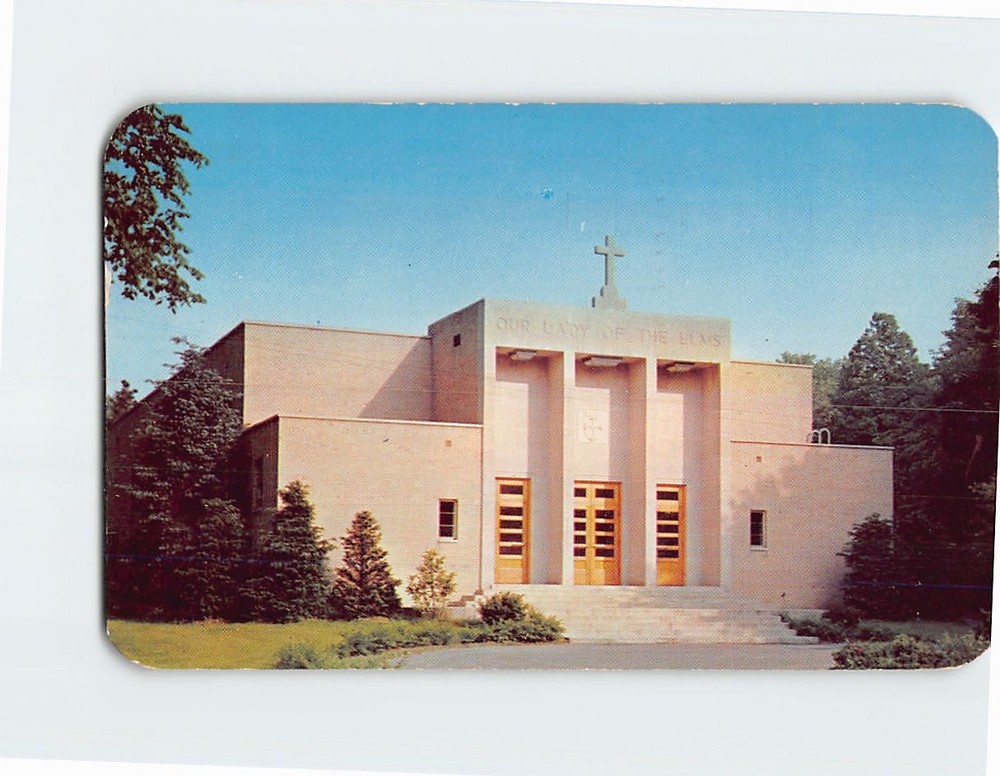 Postcard Our Lady of the Elms Akron Ohio USA