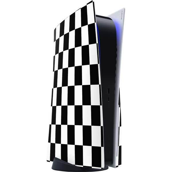 Checkerboard PS5 Console Skin - Black and White Checkered