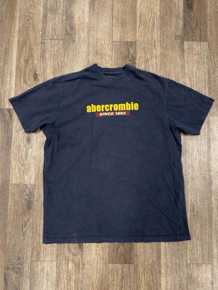 Vintage Abercrombie Fitch Winter Sports Box Logo Y2K Shirt Mens XL Snowboard