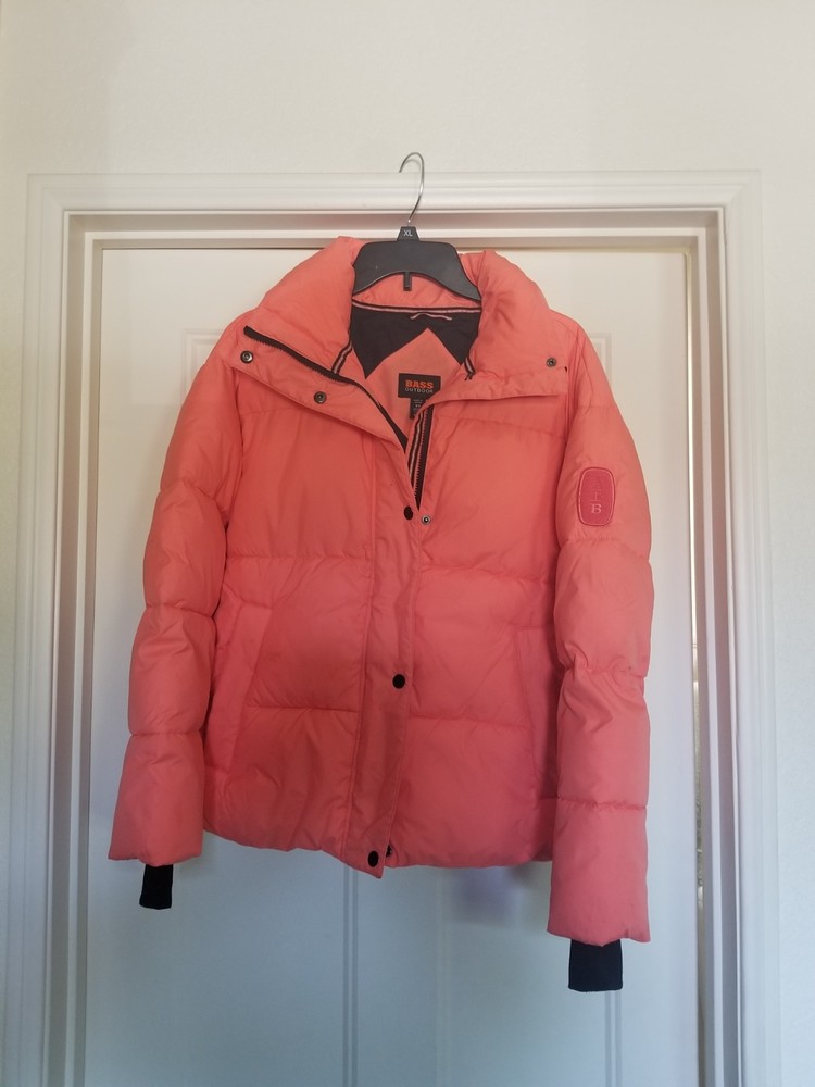 Bass Outdoor Puffer Jacket Orange XS
