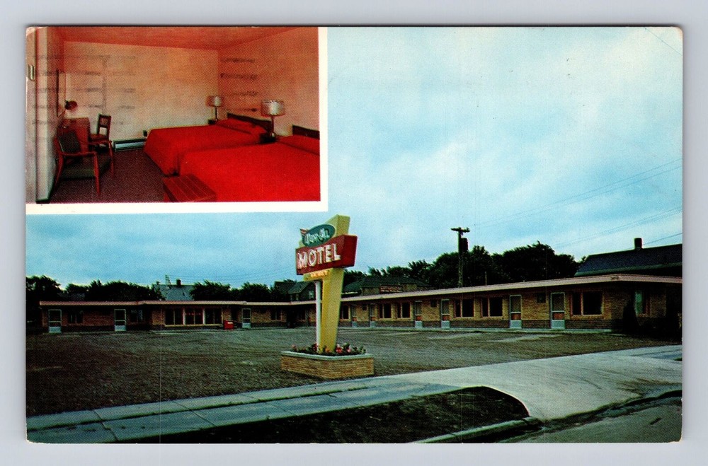 Sault Ste. Marie MI-Michigan, Dor-Al Motel, Vintage c1961 Postcard