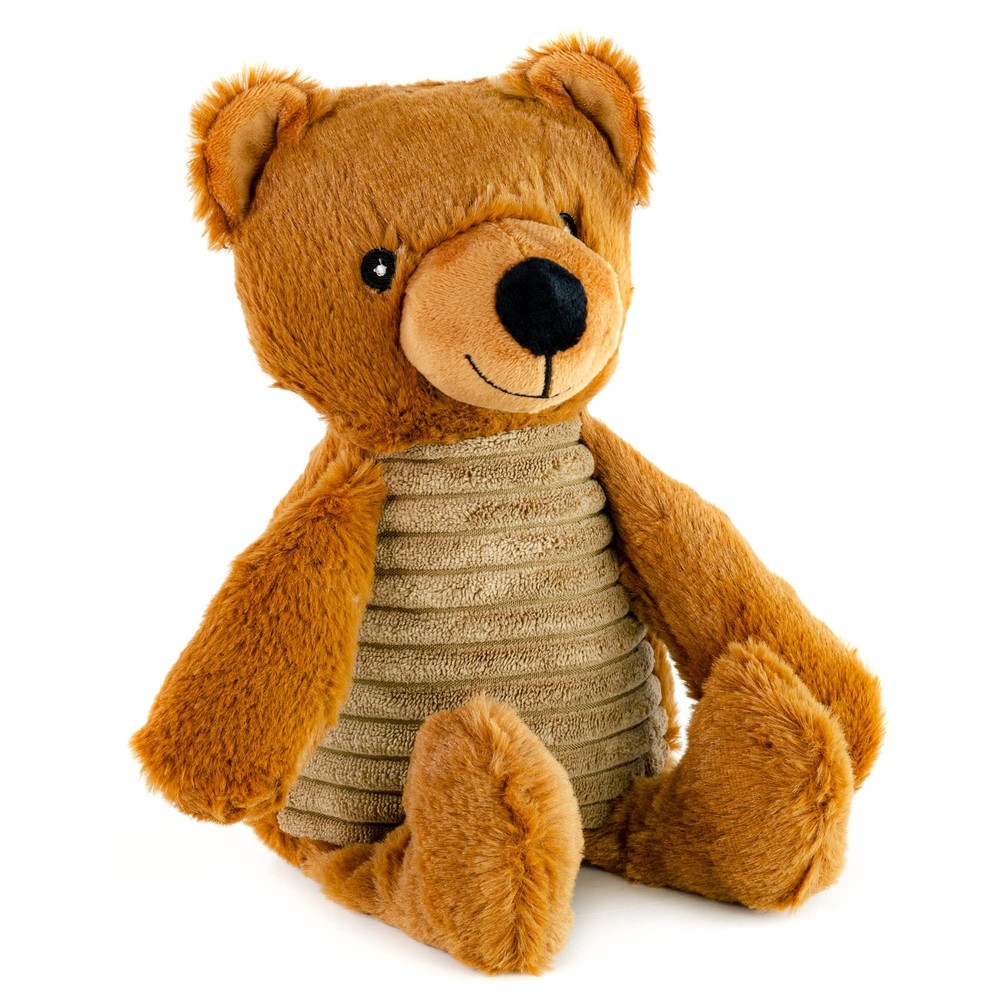 Pet Plush Toy Dog and Safari Animals with Squeaker (Bubba Bear)