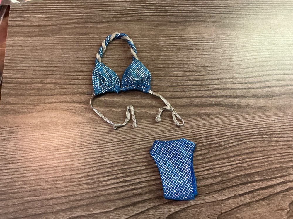 Mattel  Barbie Doll Clothes 2 Piece Swimsuit Bikini Set Lot # 49