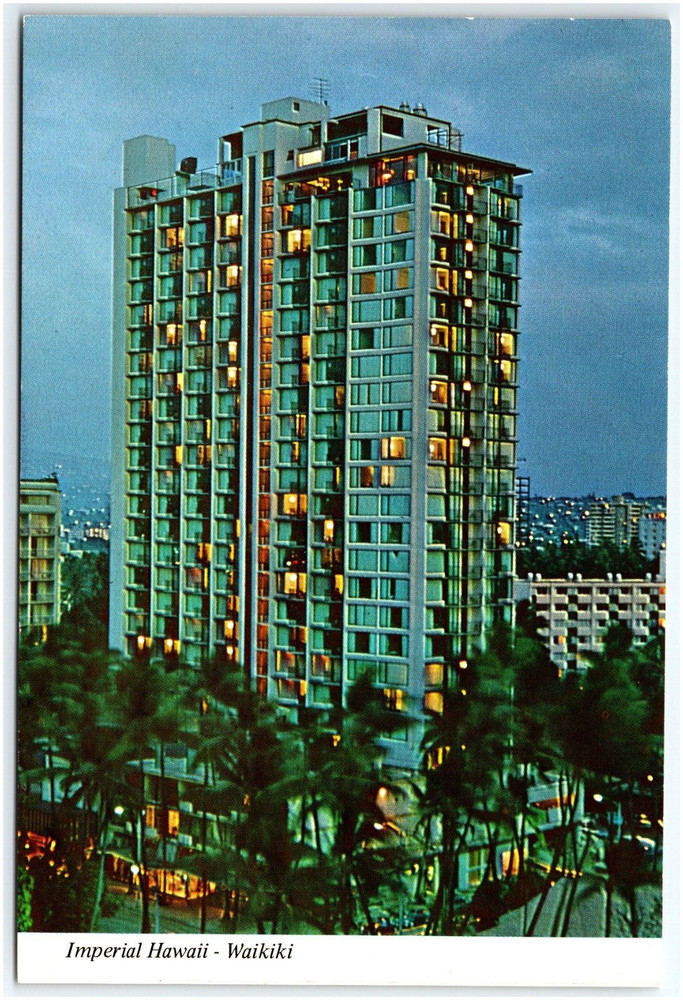 Imperial Hawaii  Hotel In The Heart Of Waikiki Hawaii Postcard