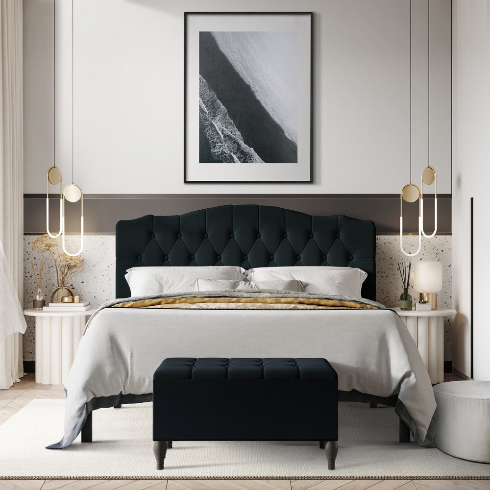 Transitional 2-Piece Button-Tufted Bedroom Bench Set by CraftPorch