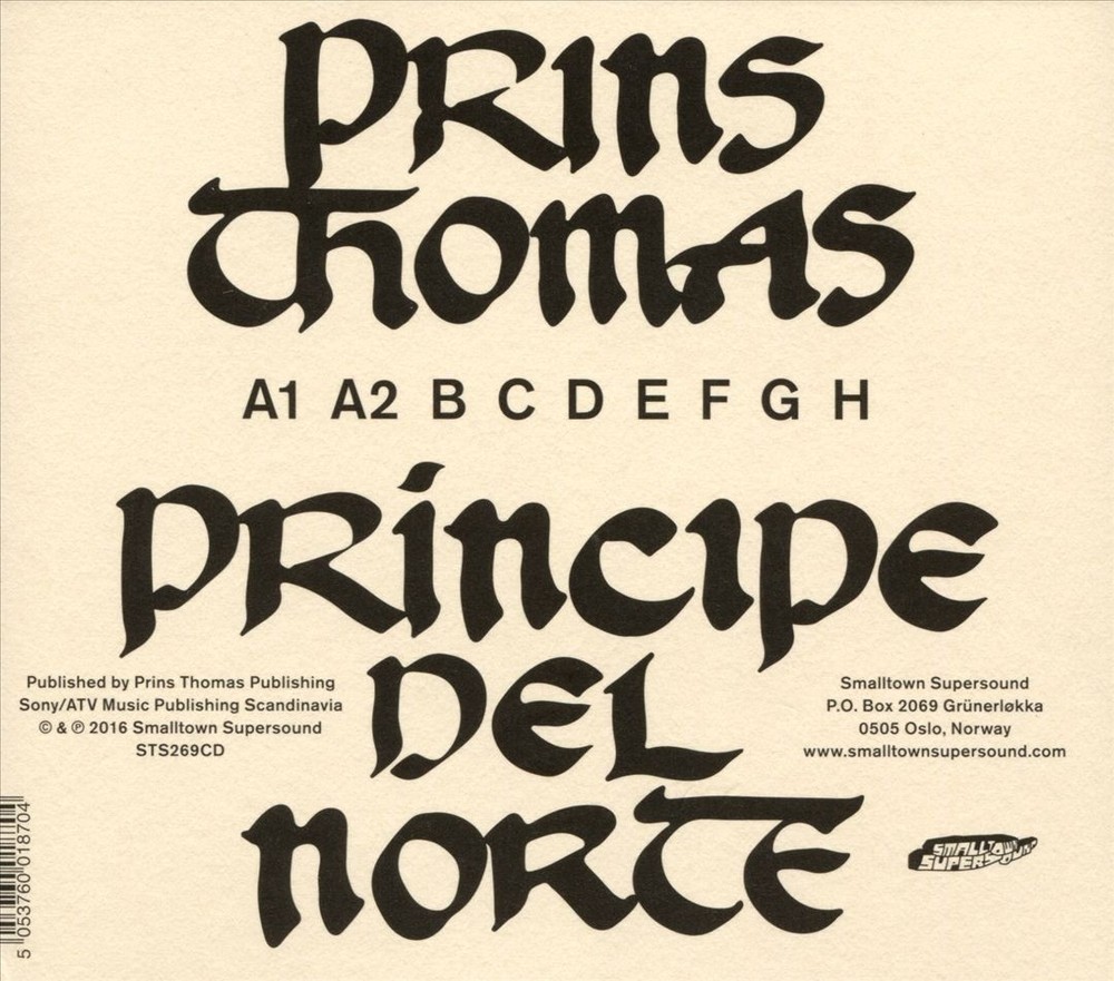 Prins Thomas Principe Del Norte New Cd