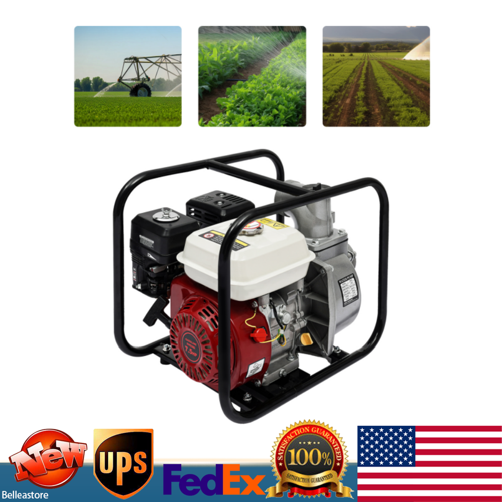 7.5HP 4 Stroke Gasoline Water Pump 3
