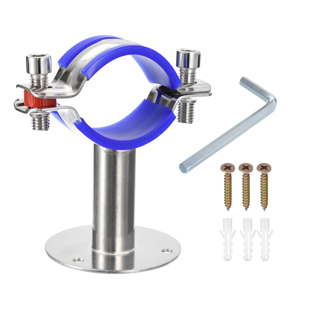 Pipe Supports Adjustable Pipe Bracket Clamp Pipe Strap for 45-48mm Pipe