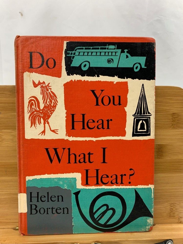 Vintage 1960 Do You Hear What I Hear? by Helen Borten 1st Edition Library Cover