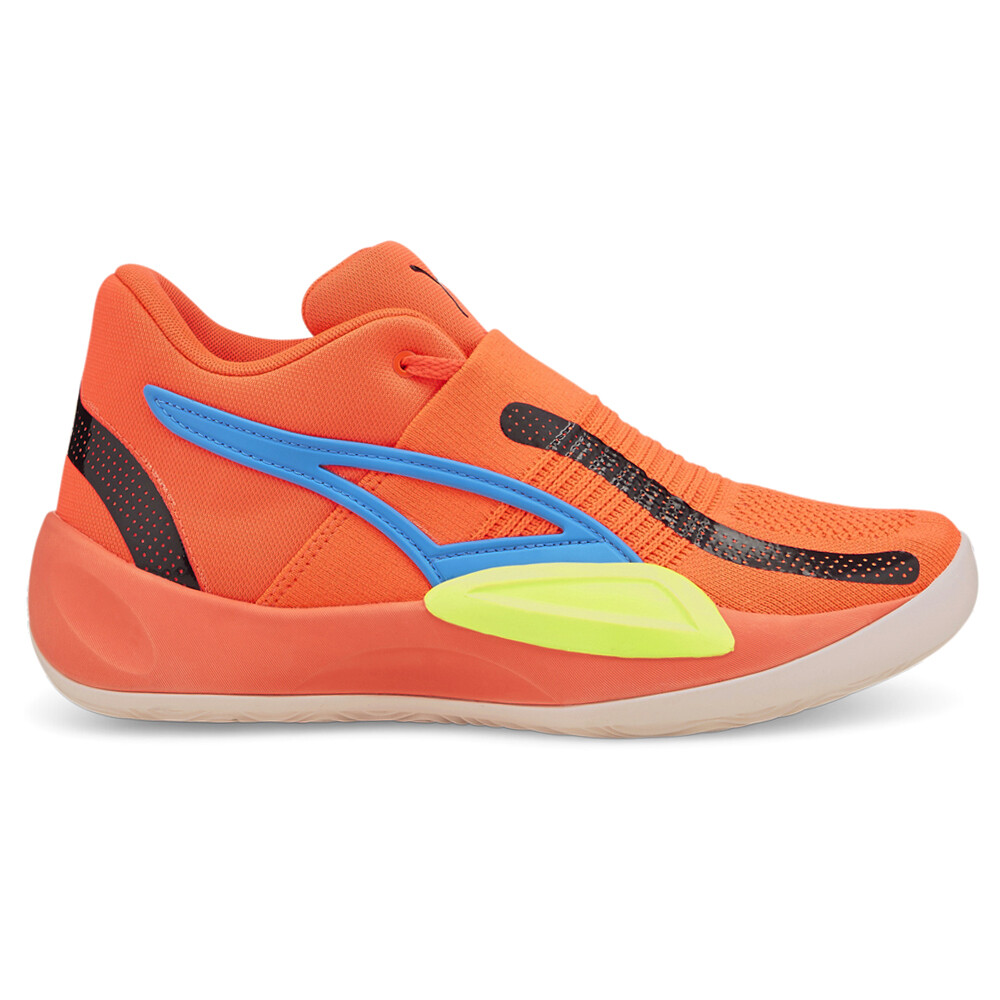 Puma Rise Nitro Basketball  Mens Orange Sneakers Athletic Shoes 37701204