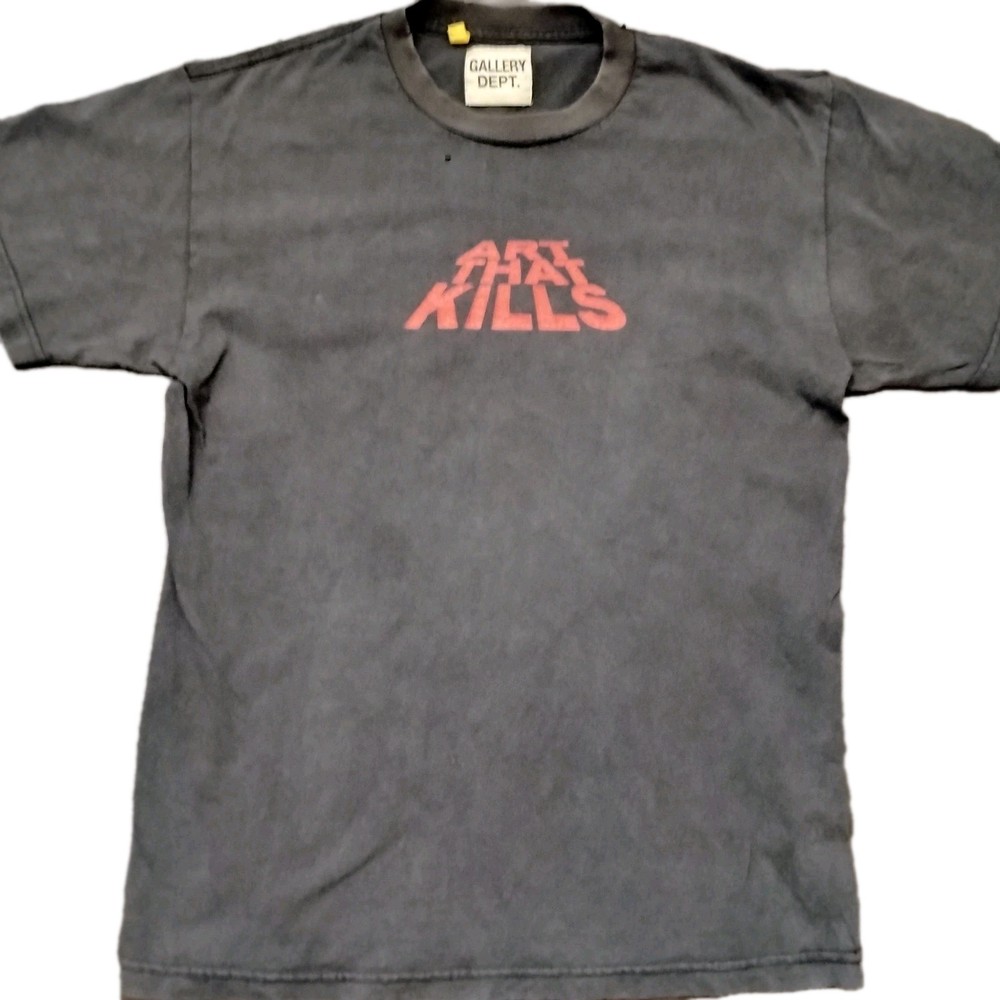 Gallery Dept Art That Kills  Stack Logo Black Tee Size Small Read Description