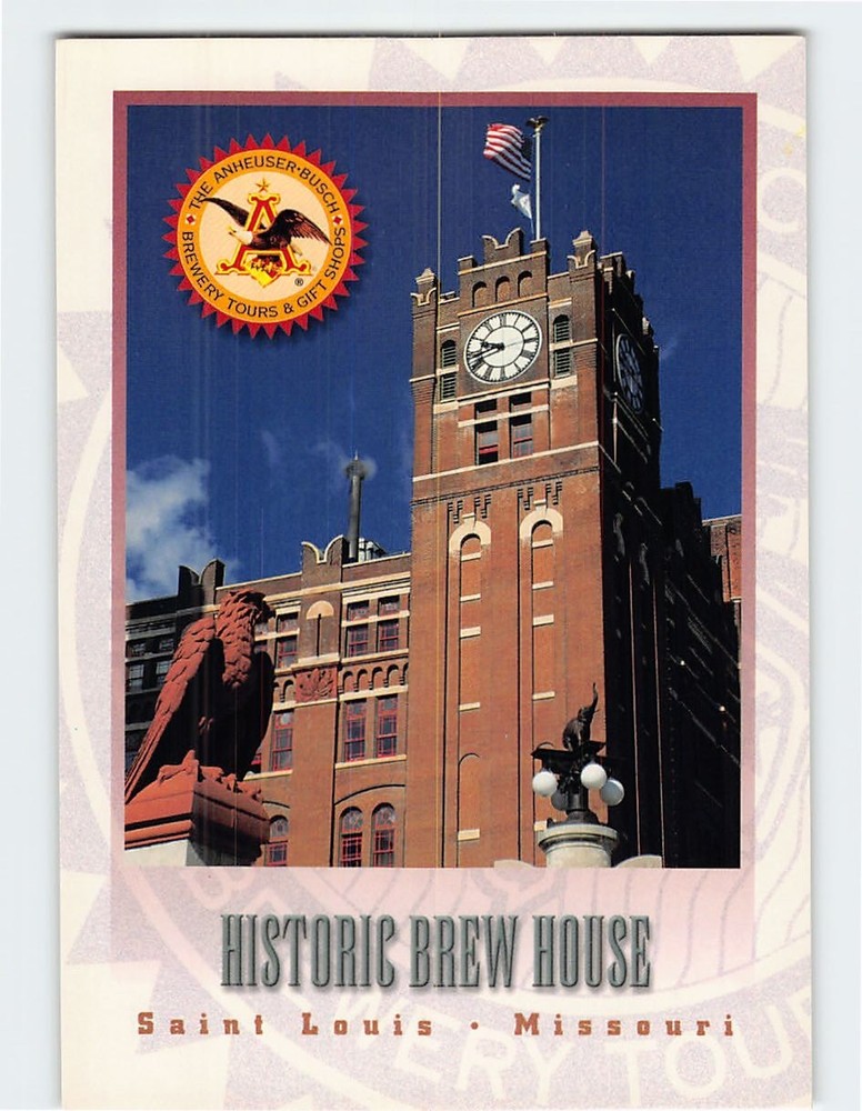 Postcard  Anheuser-Busch Brewery St. Louis Missouri USA