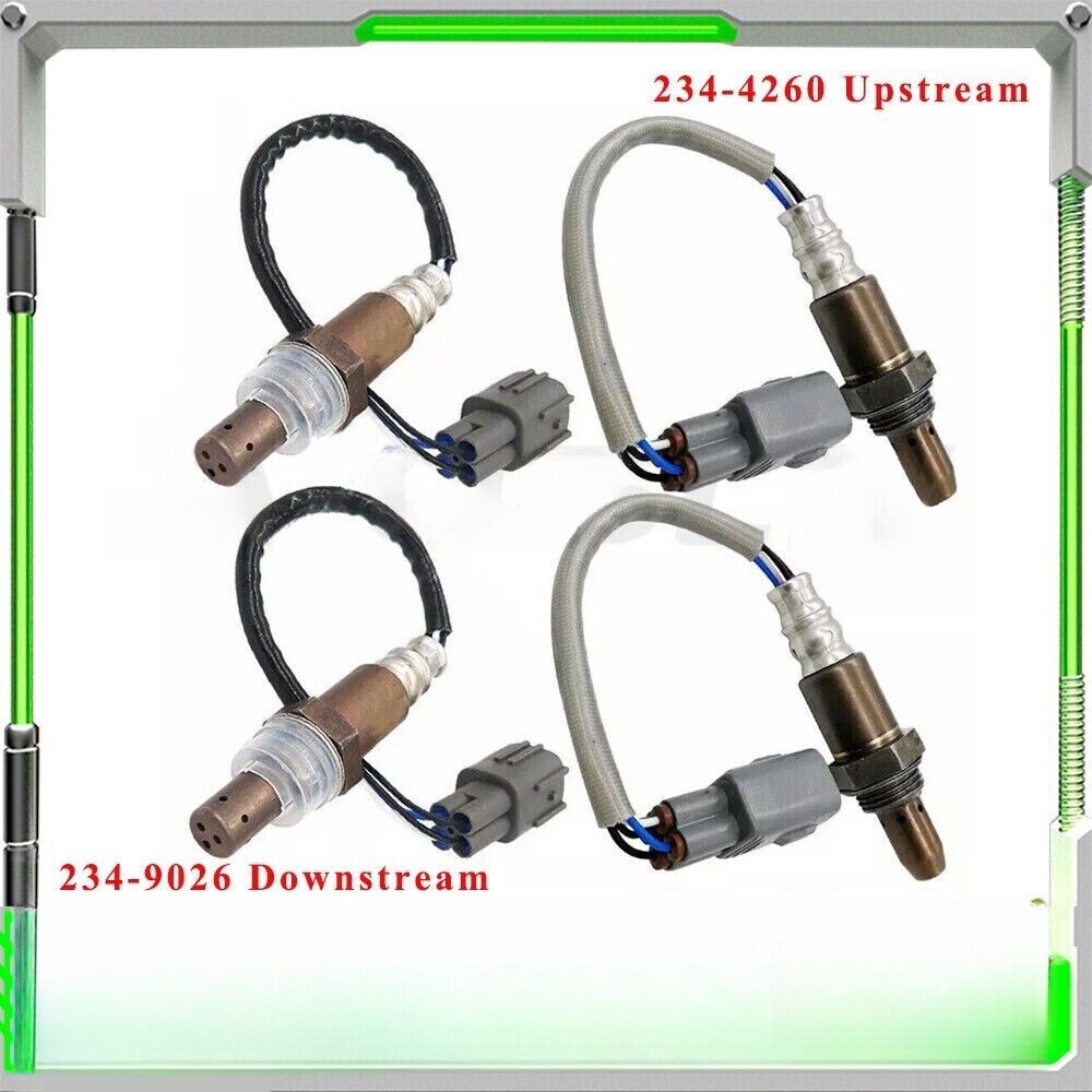 4PCS Up+Downstream Oxygen Sensor For 2005-2013 Toyota Tundra 4.0L 4.6L 4.7L 5.7L