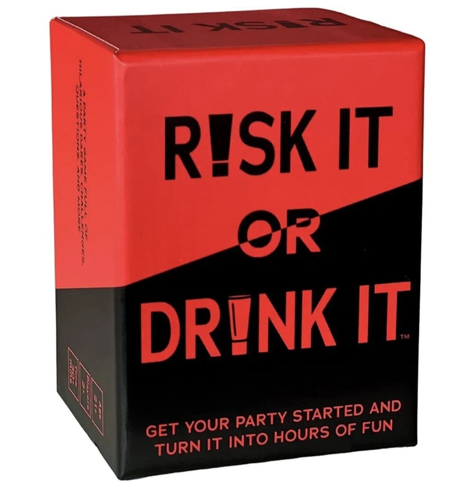 Risk It or Drink It Partying Card