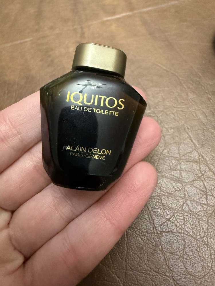 VINTAGE Alain Delon Iquitos EDT 7 ml 0.24 oz MINI SPLASH DISCONTINUED ULTRA RARE