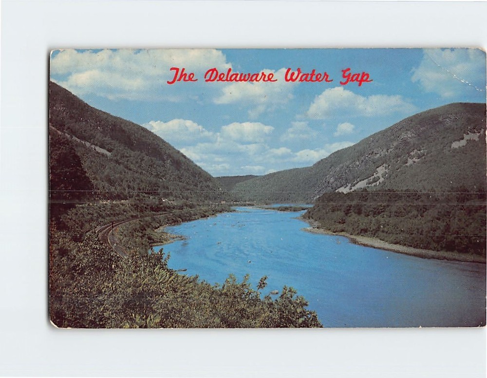 Postcard The Delaware Water Gap Pennsylvania USA