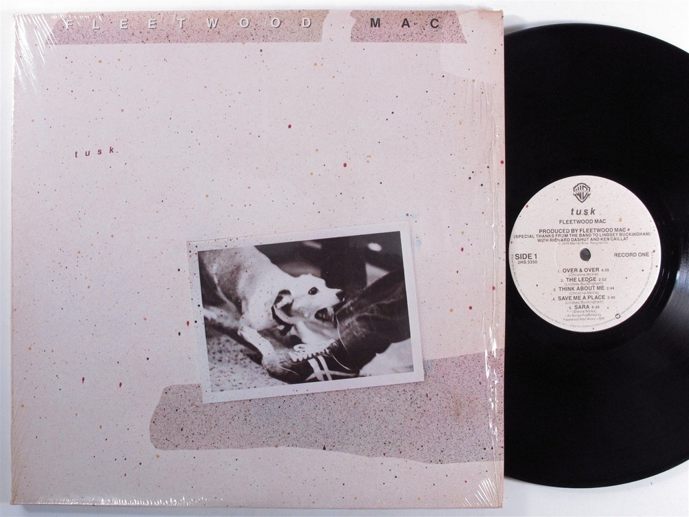 FLEETWOOD MAC Tusk WARNER BROS 2XLP VG+ embossed cover SHRINK f