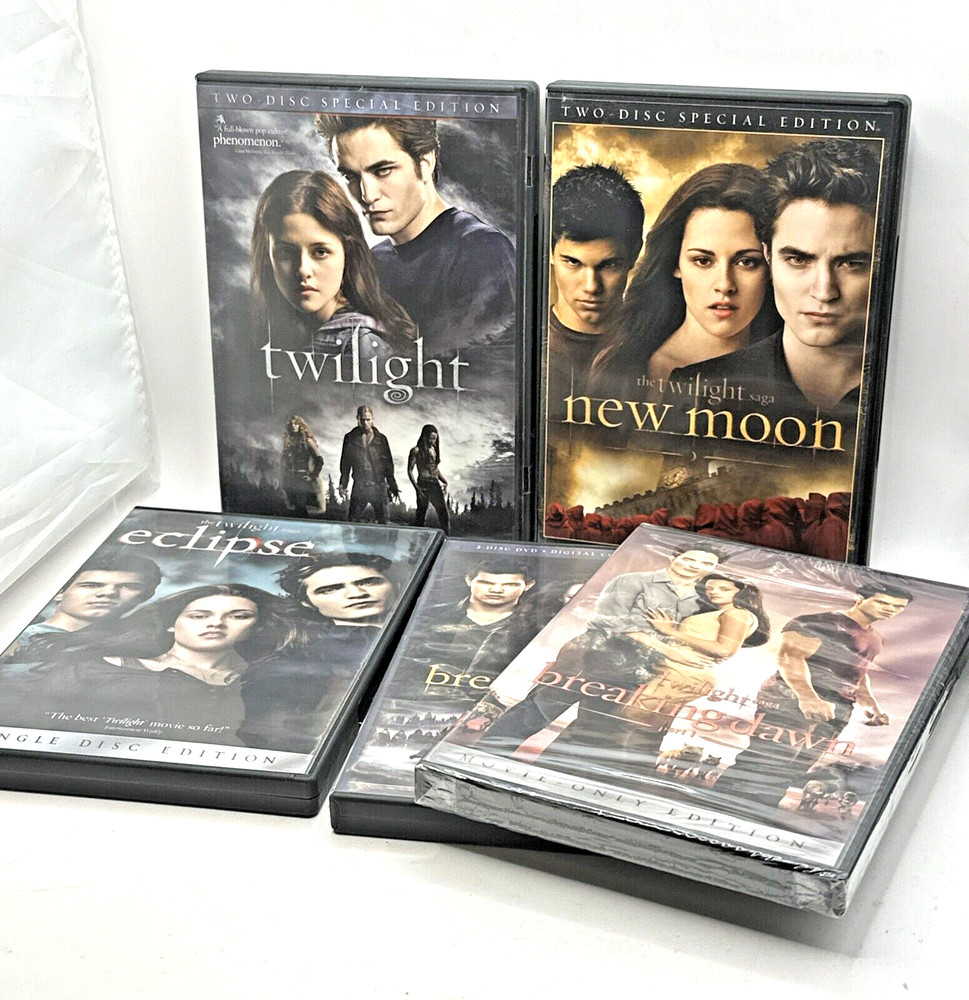 Twilight Saga (DVD) 1/2/3/4/5  Movie Collection