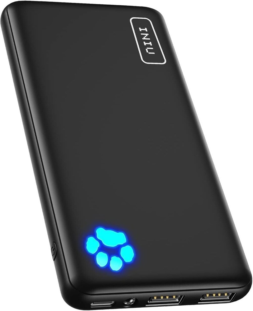 Portable Charger,10000mAh 5V/3A Power Bank, USB C in &out High-Speed Power bank