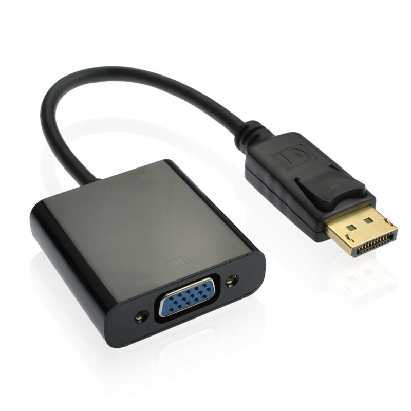 100 Pack Display Port DP to VGA Adapter Cable Cord for Laptop Desktop Monitor