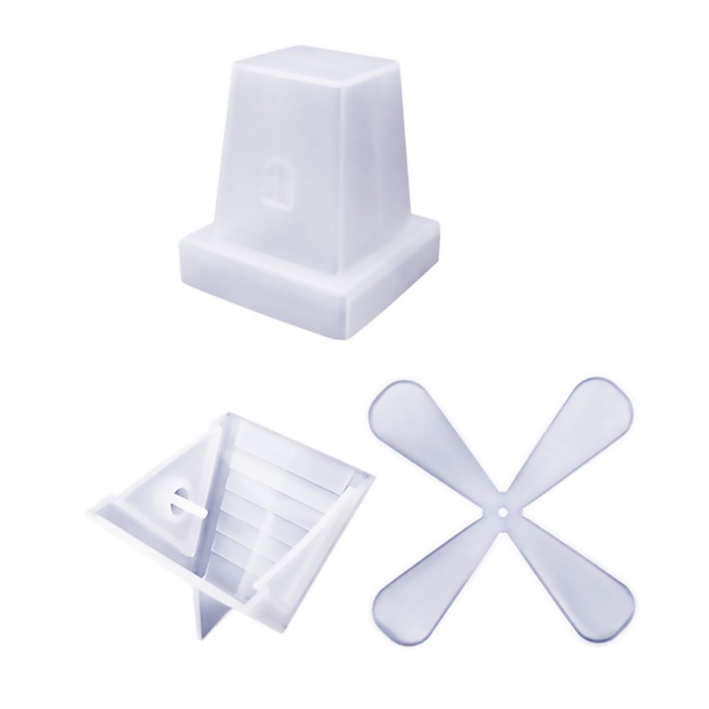 Soft Silicone Mould Resin Epoxy Casting Ornament Home DIY Candle Soap Mold