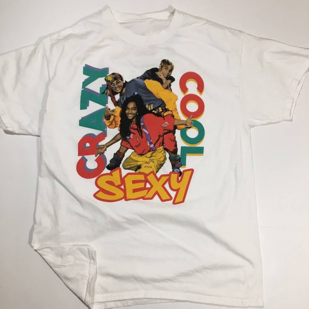Vintage Streetwear Tlc Crazy Sexy Cool White Unisex S-234XL T-Shirt MC158