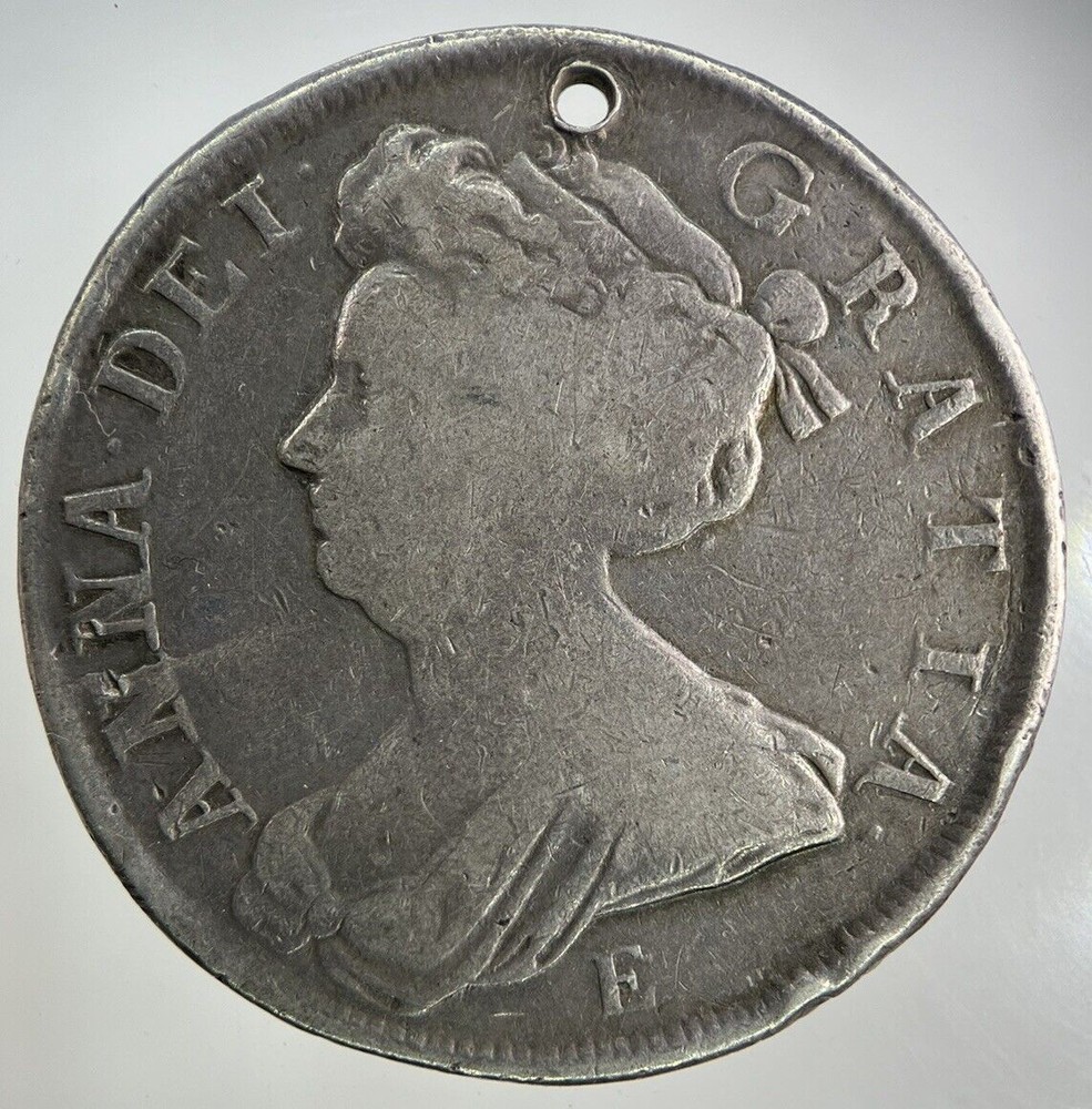 1707 Anne Half-Crown Silver Coin | Collectable Grade | a9879