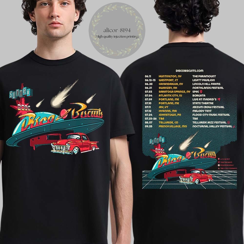 The Disco Biscuits Summer Tour 2026 North America T-Shirt