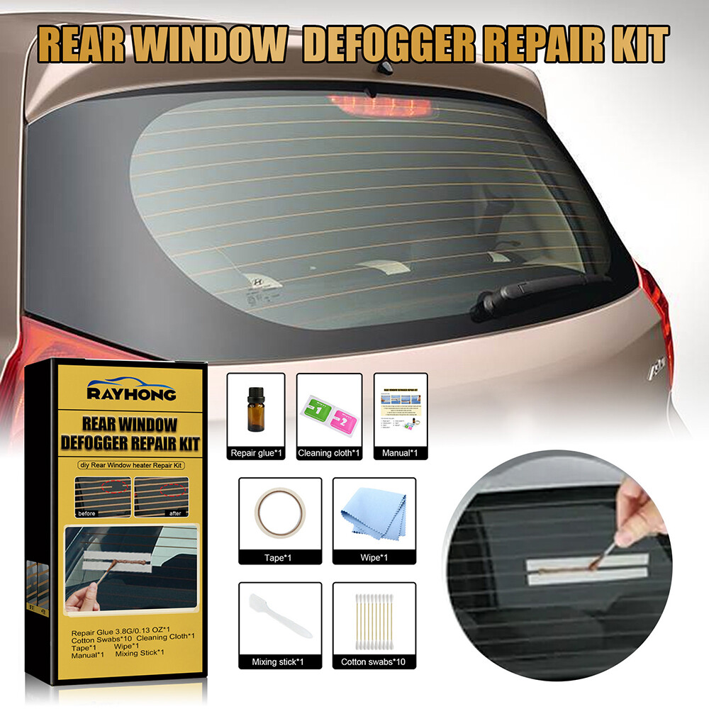 Car Rear Window Defogger Heater Grid Lines Repair Kit For Scratched +