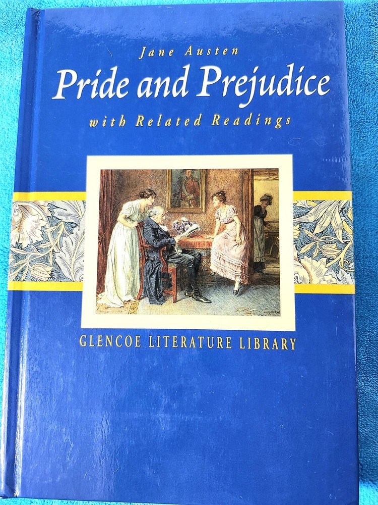 Hardcover Pride & Prejudice With Related Readings By Jane Austen Glencoe Library
