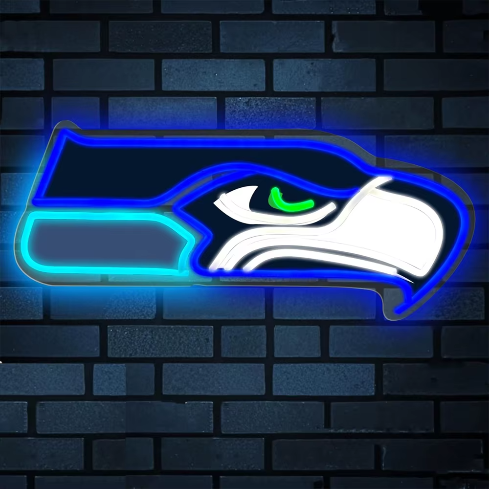 SEAHAWKS SUPER BOWL CHAMPS🏈NFL Neon/LED Sign-Great 4 Home/Bar/Mancave/Dorm/KIDS