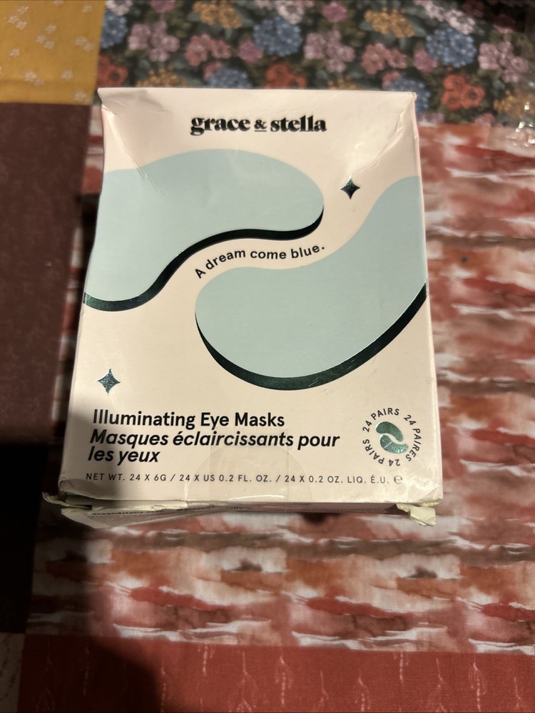 Grace & Stella Hydrating Eye Masks 6 Pairs Sealed Box Free Shipping