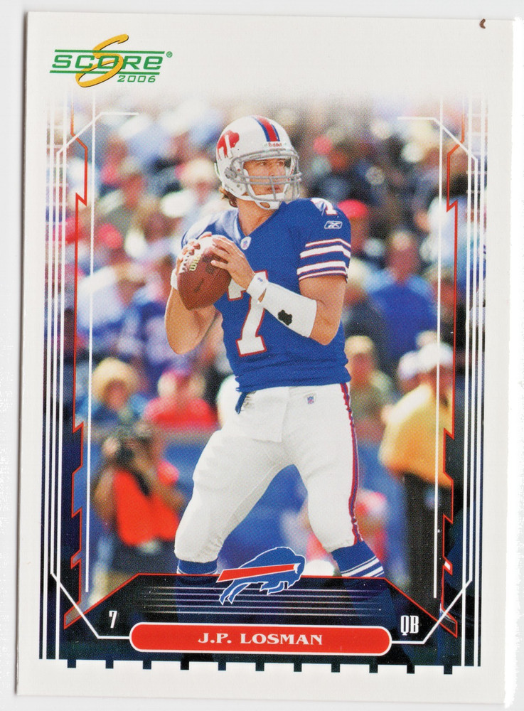 2006 Score - J.P. Losman #25 Buffalo Bills B4