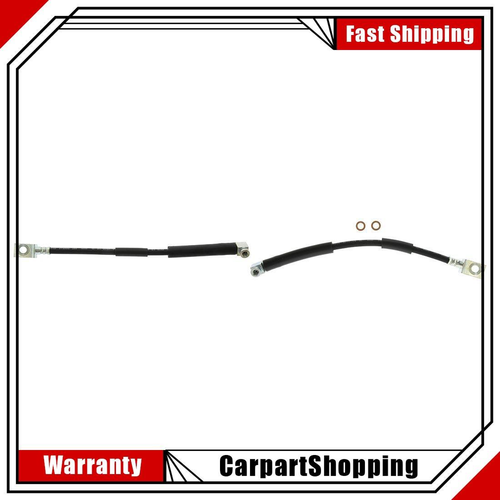 2x Centric Parts Front Left Front Right Brake Hydraulic Hose For Dodge 1980~1989