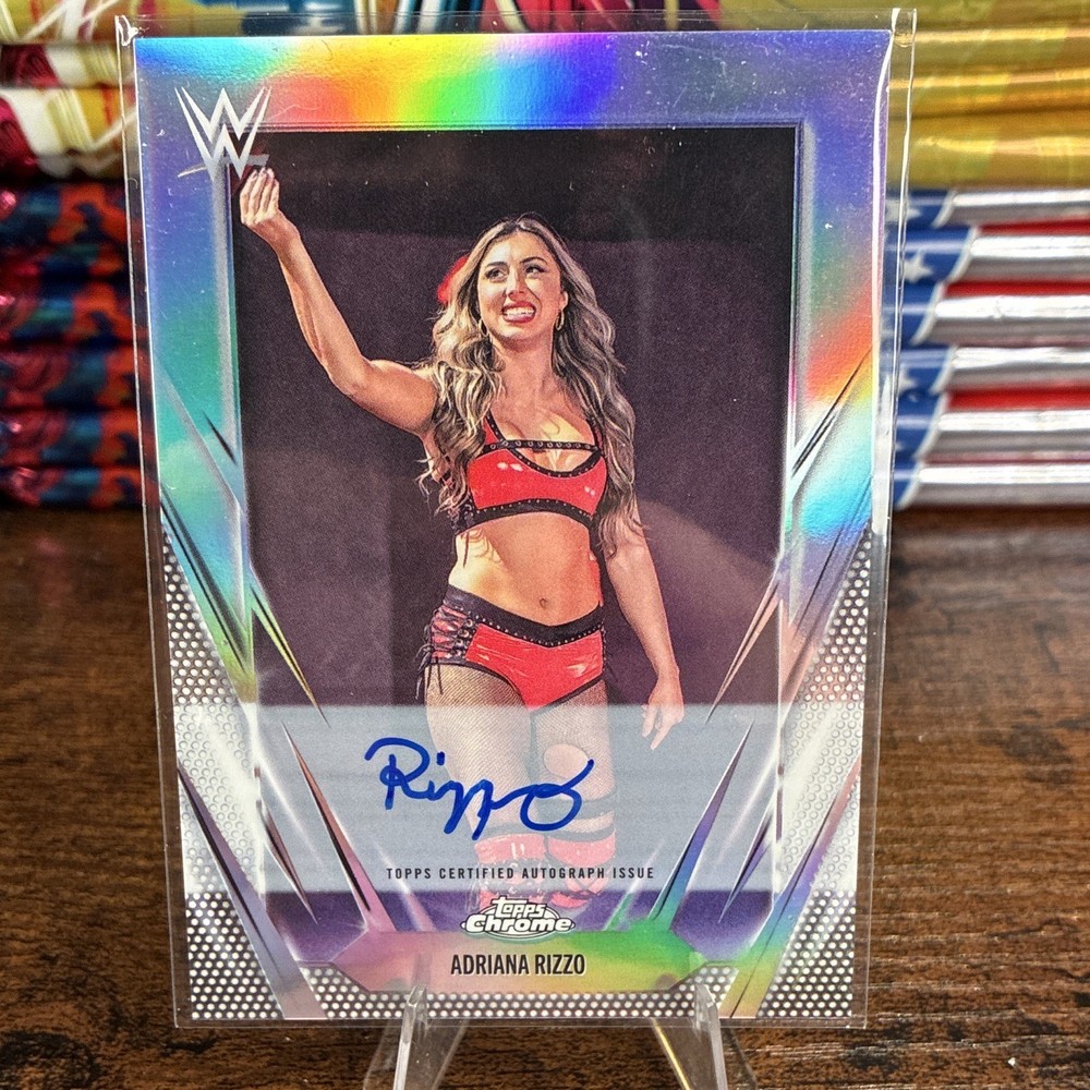 Topps 2026 Chrome WWE Adriana Rizzo Refractor On Card Auto