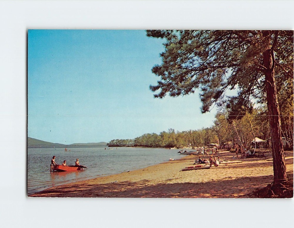 Postcard Westward Shores Camping Area On Ossipee Lake West Ossipee USA