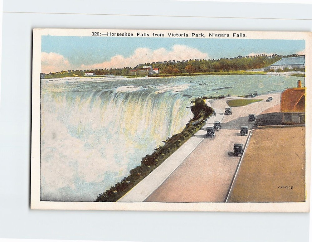 Postcard Horseshoe Falls from Victoria Park Niagara Falls Ontario Canada