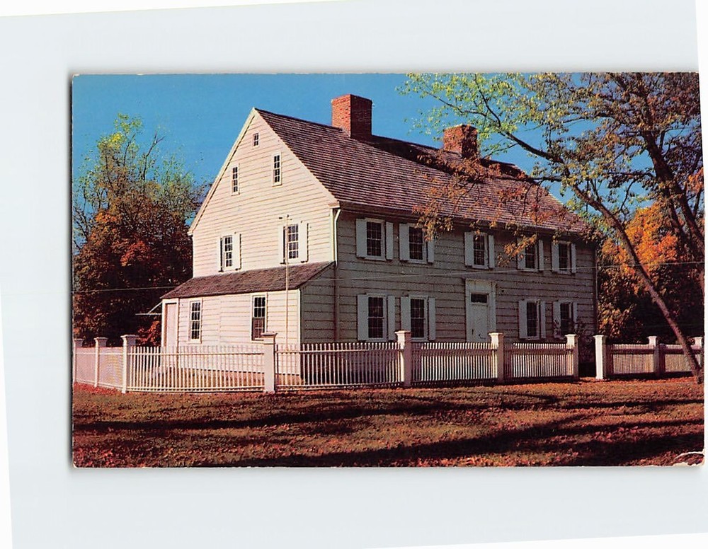 Postcard Custom House Historic Long Island Sag Harbor USA