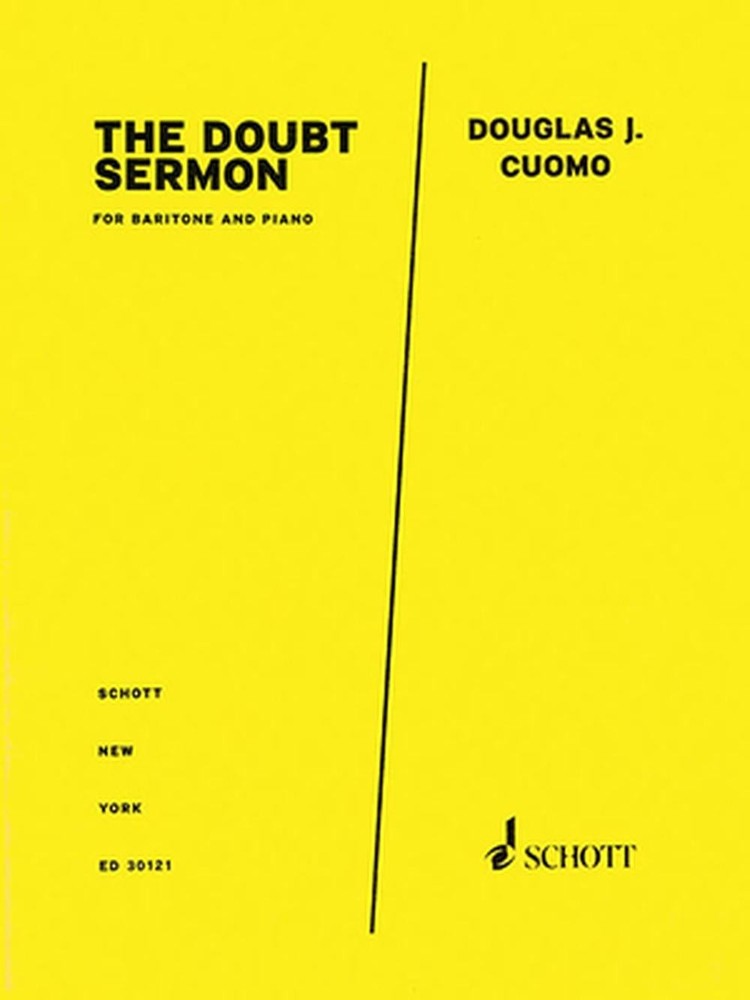 The Doubt Sermon from Doubt: Baritone and Piano (English) Paperback Book