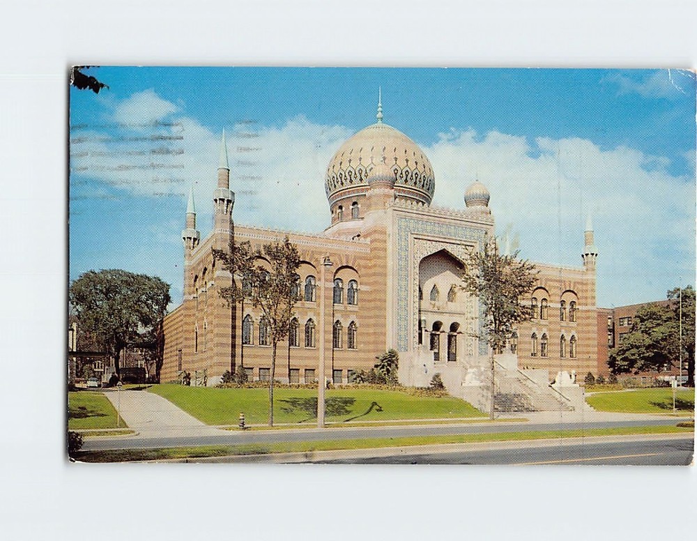 Postcard Tripoli Temple Shrine Mosque Milwaukee Wisconsin USA