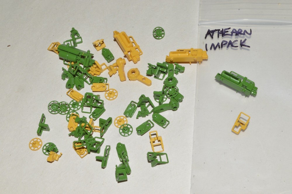 HO scale PARTS plastic Athearn Impack spine car details (TTX BN) lot set