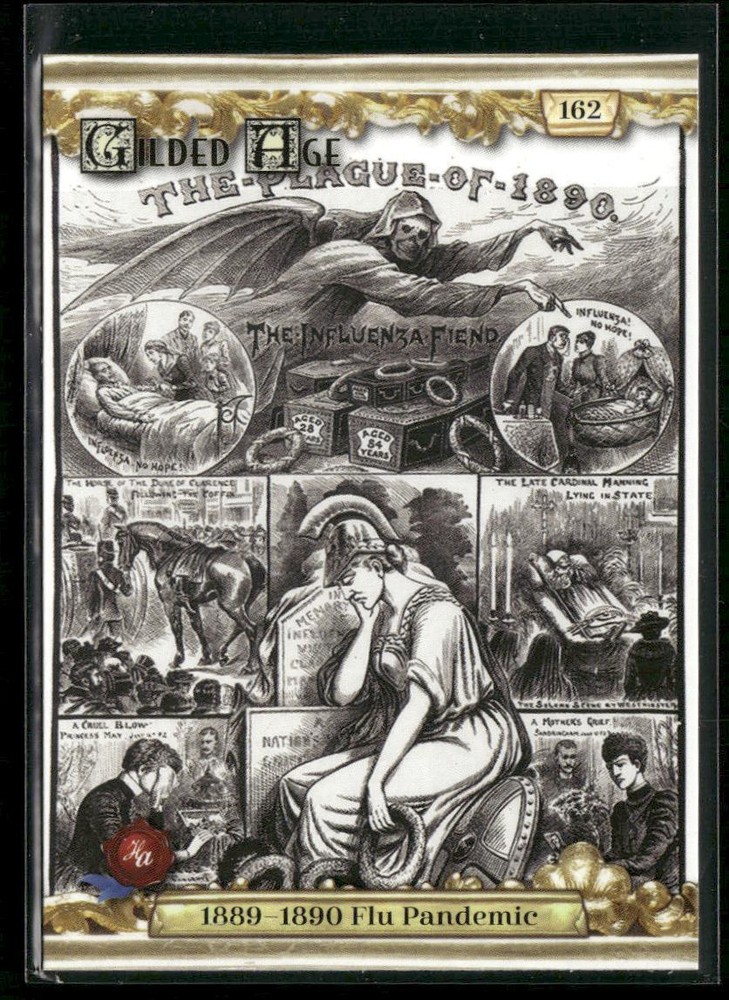 2023 Historic Autographs Gilded Age #162 1889-1890 Flu Pandemic