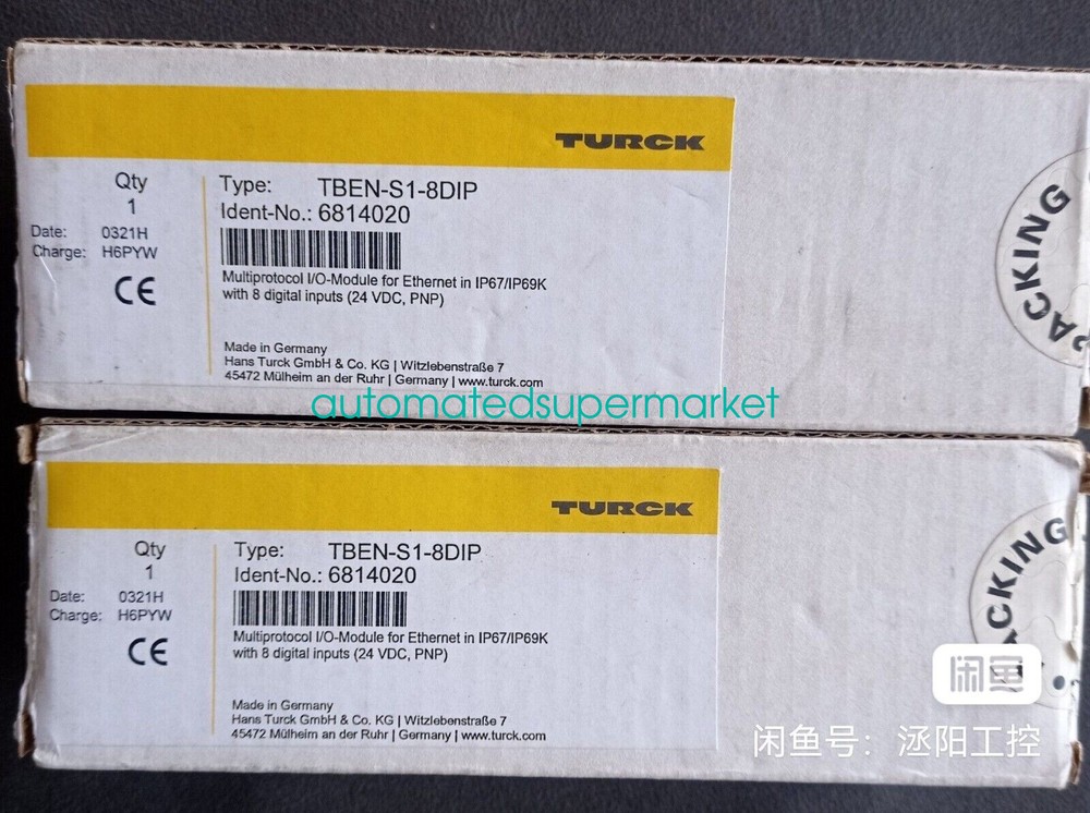1PC NEW TURCK TBEN-S1-8DIP Module Shipping by DHL/FedEX