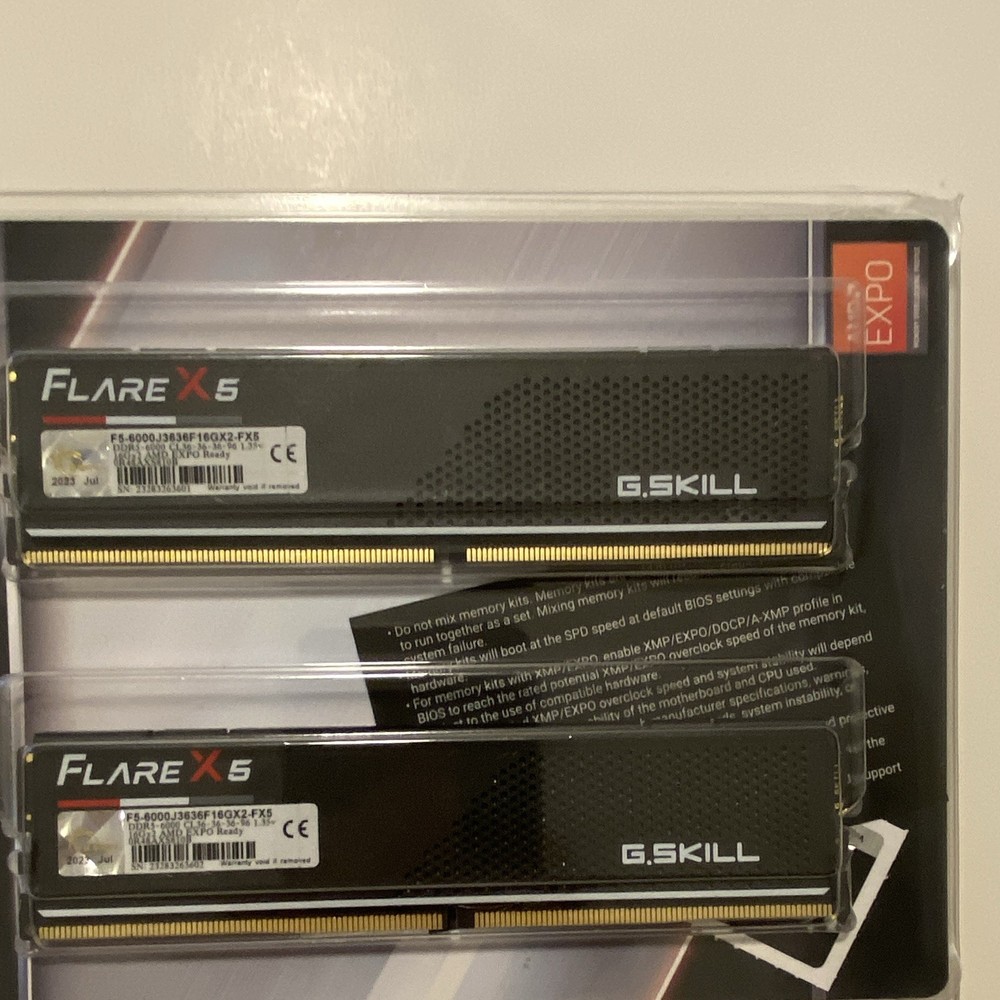 G.SKILL Flare X5 DDR5-6000 32GB (16GBx2) RAM Kit