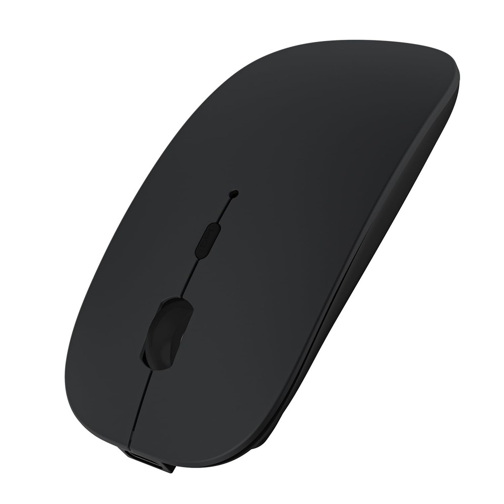Slim Rechargeable Bluetooth Mouse for Laptop MacBook iPad Android PC Quiet Wireless