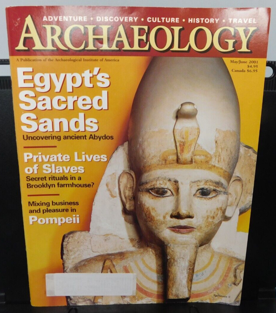 ARCHAEOLOGY MAGAZINE ~ May / June 2001 issue