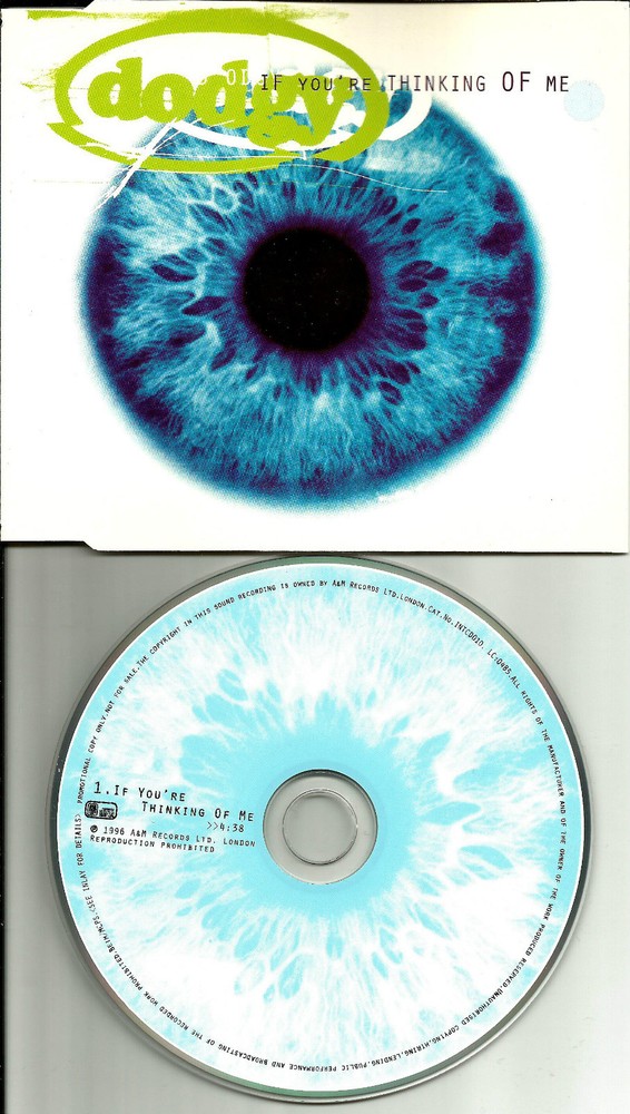 DODGY If you’re thinking of me Europe made PROMO DJ CD Single USA SELLER 1996